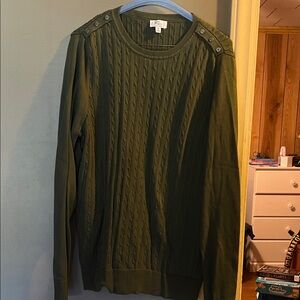 Kim Rogers Olive Crewneck Sweater